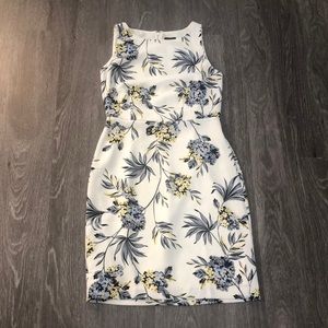 Ann Taylor Factory Blue Floral Dress